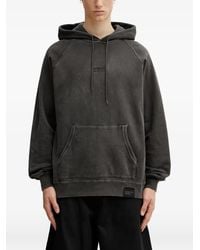 Neighborhood - Logo-Embroidered Raglan-Sleeve Hoodie - Lyst