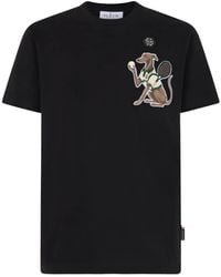 Philipp Plein - Round Neck T-Shirt Tennis Pet Patch - Lyst