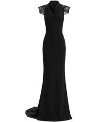Gemy Maalouf - Beaded High-Neck Dress - Lyst