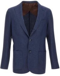 Barba Napoli - Lello Button-Fastening Blazer - Lyst