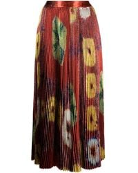 Ulla Johnson - Jupe Plissée Rami À Taille Haute - Lyst
