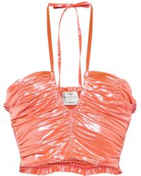 forte_forte - Draped Halterneck Top - Lyst