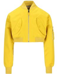 Balenciaga - Cropped Oversized Bomberjack - Lyst