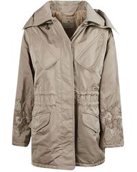 Ermanno Scervino - Cappotto Con Cappuccio - Lyst