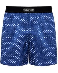Tom Ford - Polka-Dot Pattern Silk Boxers - Lyst