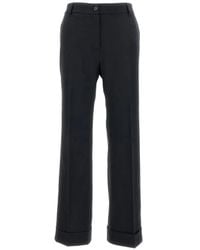 Alberto Biani - Pantalon De Tailleur À Revers - Lyst