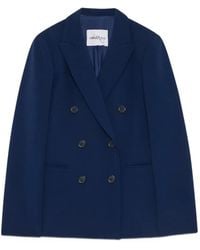 Ottod'Ame - Double-Breasted Peak-Lapel Blazer - Lyst