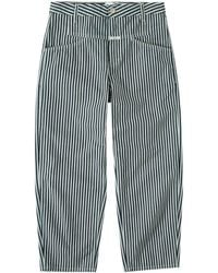 Closed - Stover Striped Straight-leg Cotton Jeans - Lyst