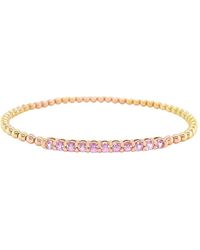 Lisa Nik - 18K Rose Sapphire Bracelet - Lyst