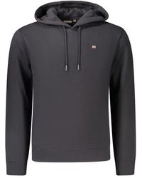Napapijri - Balis Logo-Patch Drawstring Hoodie - Lyst