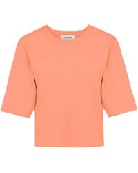 Yves Salomon - クロップド ニットtシャツ - Lyst