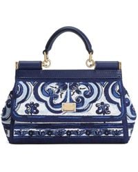 Dolce & Gabbana - Sicily Mini Shopper - Lyst