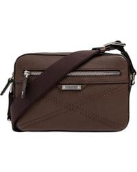 Iceberg - Logo-Plaque Leather Shoulder Bag - Lyst