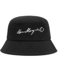 MM6 by Maison Margiela - Cotton Bucket Hat - Lyst