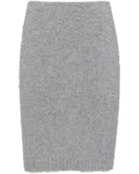 Prada - Cashmere Pencil Skirt - Lyst