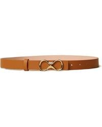 Twinset - Logo-Buckle Reversible Leather Belt - Lyst