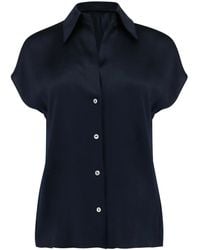 Vince - ショートスリーブ シルクシャツ - Lyst