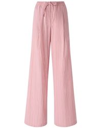 Pinko - Pantalon Rayé À Lien De Resserrage - Lyst