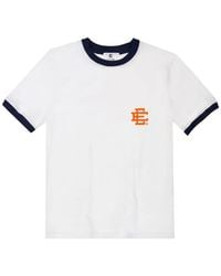 Eric Emanuel - Logo-Print Ringer T-Shirt - Lyst