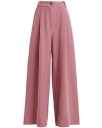 Essentiel Antwerp - Pantaloni Hevig A Gamba Ampia - Lyst