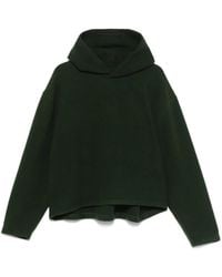 Rier - Fleece Cropped Hoodie - Lyst