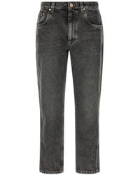 Brunello Cucinelli - Straight-Leg Denim Jeans - Lyst