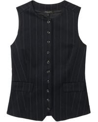 Rag & Bone - Weste Mit Nadelstreifen - Lyst