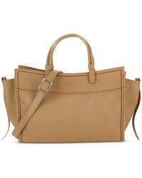 VISONA - Vanity Grained-Leather Tote Bag - Lyst