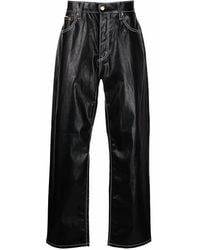 Eytys - Faux-Leather Wide-Leg Trousers - Lyst