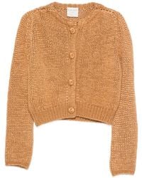 forte_forte - Chunky-Knit Button-Up Cardigan - Lyst