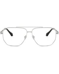 Versace - Geometric-Frame Glasses - Lyst