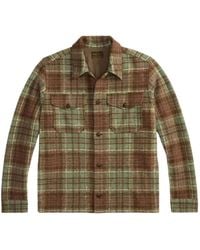 RRL - Check-Patterned Cotton Shirt - Lyst