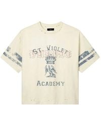 Purple Brand - Graphic-Print Distressed T-Shirt - Lyst