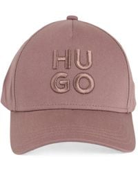 HUGO - Logo-Embroidered Baseball Cap - Lyst