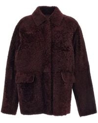 DESA NINETEENSEVENTYTWO - Shearling Oversized Jacket - Lyst