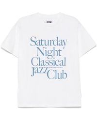 Izzue - T-Shirt mit Slogan-Print - Lyst