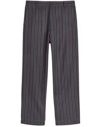 The Elder Statesman - Pantalon Rayé Slacker - Lyst