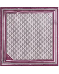 Prada - Schal Mit Geometrischem Muster - Lyst