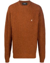 Represent - Ribbed-knit Logo-embroidered Jumper - Lyst
