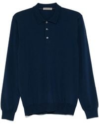 Corneliani - Virgin Wool Polo Sweater - Lyst