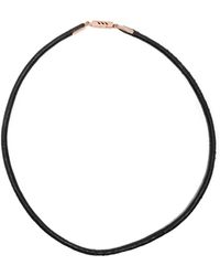 Dezso by Sara Beltran - 18K Rose Enamel Necklace - Lyst
