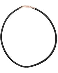 Dezso by Sara Beltran - 18K Rose Enamel Necklace - Lyst