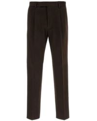 ZEGNA - Pleated Straight-Leg Trousers - Lyst
