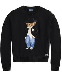 Polo Ralph Lauren - Polo Bear Intarsia-Knit Sweater - Lyst