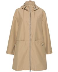 Bimba Y Lola - Zip-Up Hooded Trench Coat - Lyst