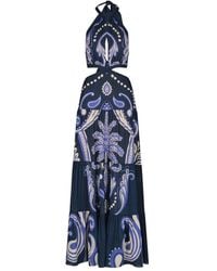 Johanna Ortiz - Bloom Maxi-Jurk Met Uitgesneden Details - Lyst