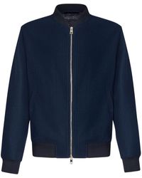 Etro - Textured Cotton Bomber Jacket - Lyst