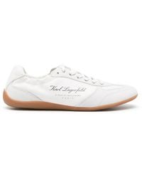 KARL LAGERFELD - Altia Logo-Print Sneakers - Lyst