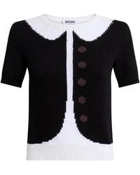 Moschino - Collared Buttoned Top - Lyst