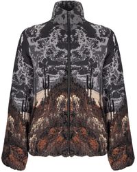 Laneus - Knitted Bomber Jacket - Lyst